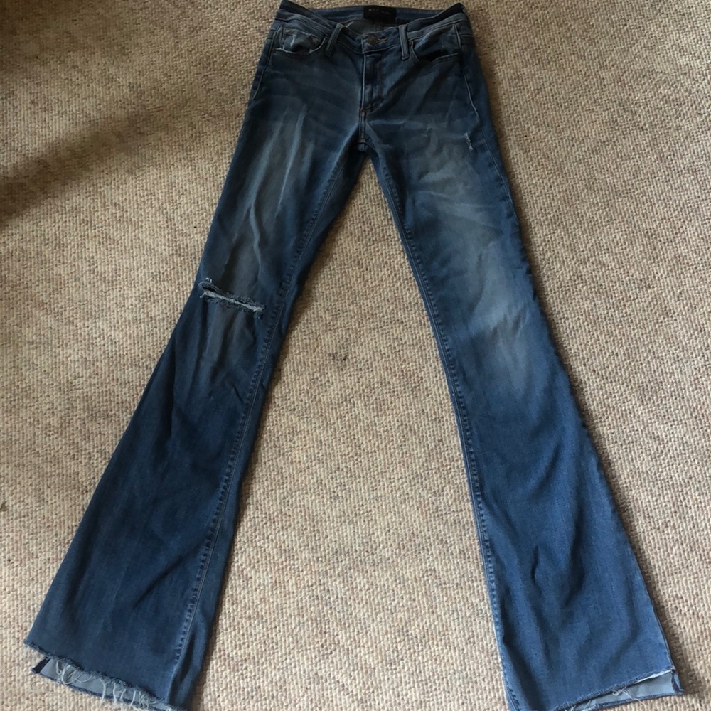 Blac Orchid MIA Mid-Rise Skinny Bell Bottom Jeans